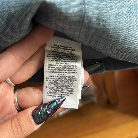 LAUREN RALPH LAUREN Women's Double-Breasted Chambray Blazer - Picture 12 of 12